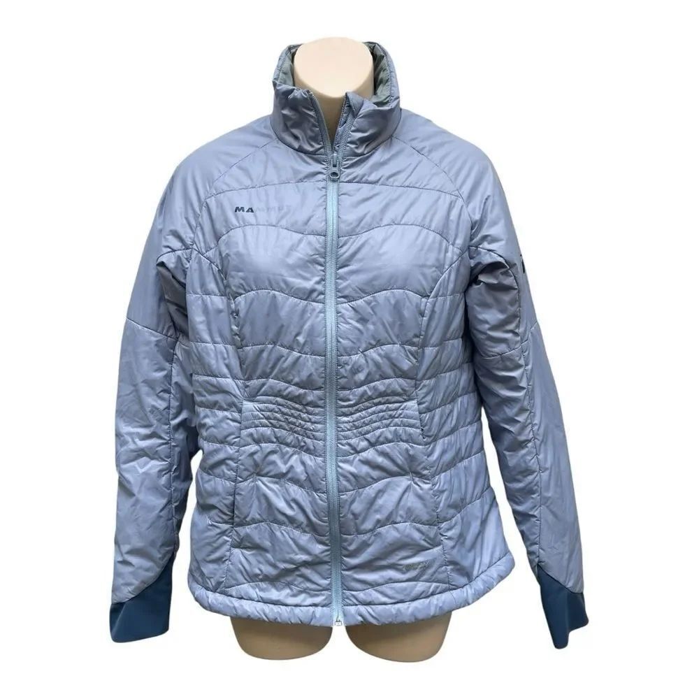 Mammut Ajungilak OTI Element Insulated Jacket Small Light Blue Hiking Winter